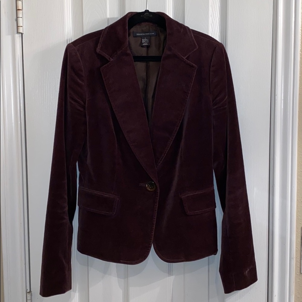 Kenneth Cole Velvet Blazer